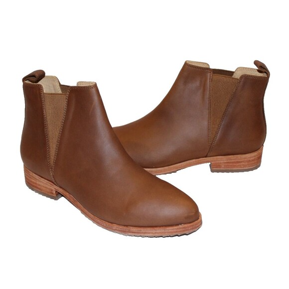 Nisolo Women's‎ Eva Leather Everyday Chelsea Boot Brown Size 6 NIB $228 - Picture 5 of 8